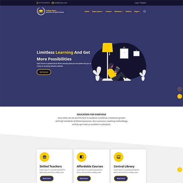 Edux Drupal Theme