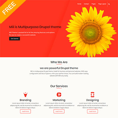 Mili Drupal Theme