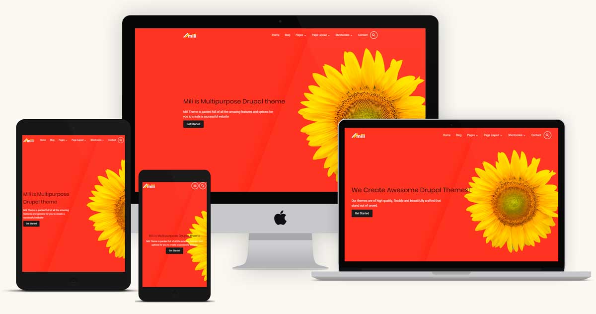 mili Drupal Theme