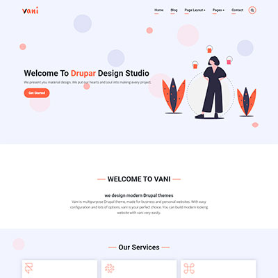 Vani Drupal Theme