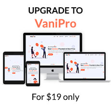 upgrade to vanipro
